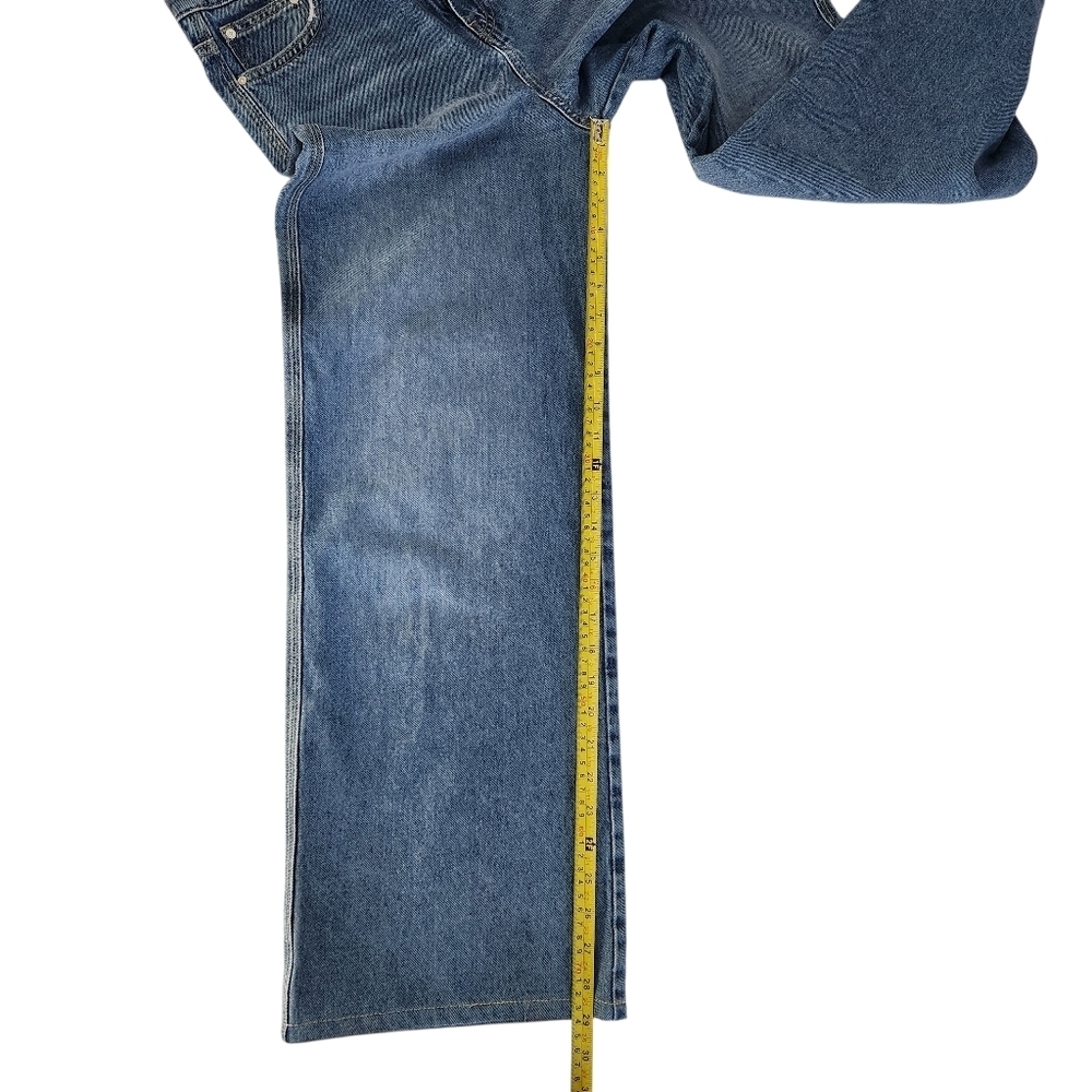 MAVI Blue High-Rise Wide Leg Organic Cotton Jeans 25 waist - Picture 12 of 15